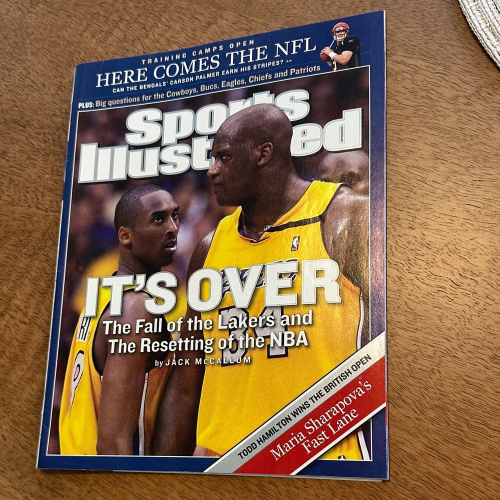 Sports Illustrated July26th, 2004 Lakers It’s Over Cover